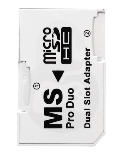 MicroSD Memory Stick Na Memory Stick PRO DUO Adapter 2v1