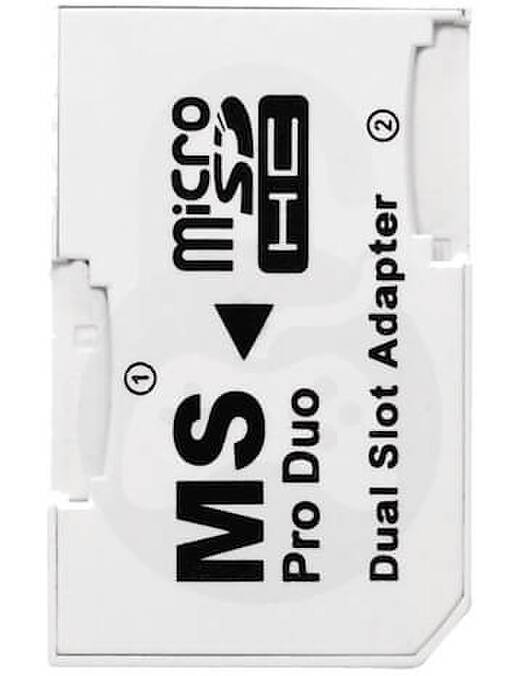MicroSD Memory Stick Na Memory Stick PRO DUO Adapter 2v1