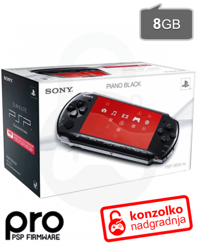 Obnovljen Sony PSP 2004 s 32GB kartico in odklepom + 2 leti garancije
