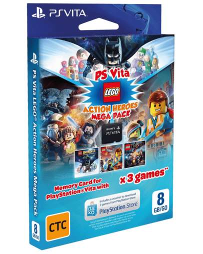 Sony PSVita Lego Action Heroes Mega Pack (3 igre) - koda za prenos