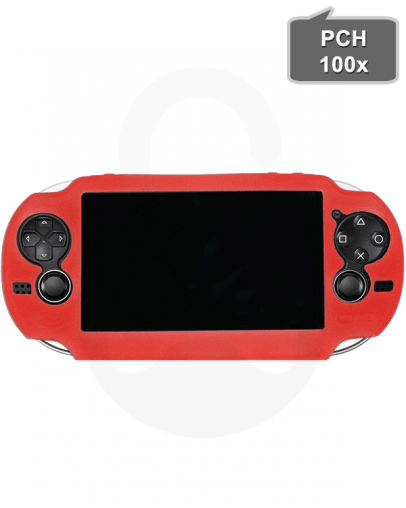 Sony PS Vita (PCH-100x) silikonska zaščita, rdeča