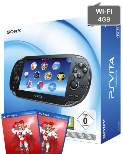 Rabljeno PlayStation Vita Wi-Fi + 4GB + 2x Konzolko Igra + Garancija
