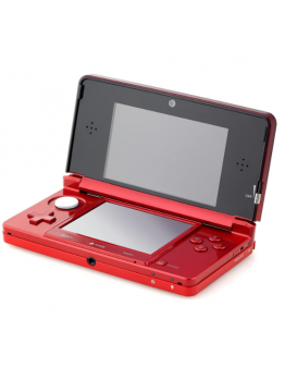 Obnovljen Nintendo 3DS Flame Red, 128GB GB + Luma odklep + 2 leti garancije