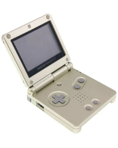 Obnovljen Nintendo Game Boy Advance SP IPS V4, novo zlato ohišje + 2 leti garancije