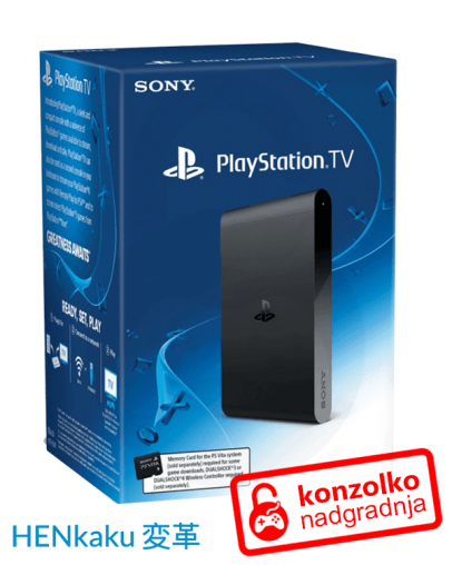 Sony PlayStation TV + HENkaku eCFW Molecular Shell PRO (PSVita igre)