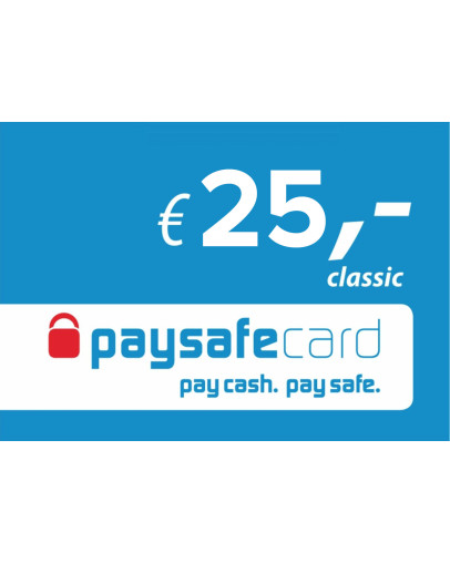 Paysafecard darilna kartica za 25 EUR