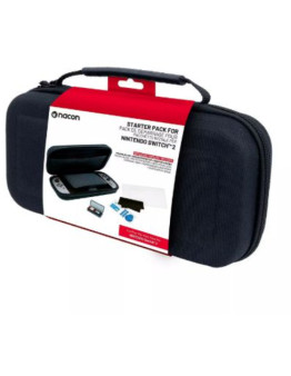 Nacon potovalna torbica črne barve z zaščitno folijo za Nintendo Switch 2