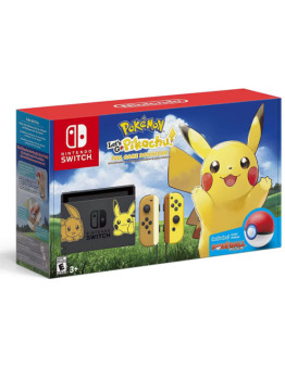Obnovljen Nintendo Switch Lets Go Pikachu Limited Edition + Pokeball Plus + 2 leti garancije