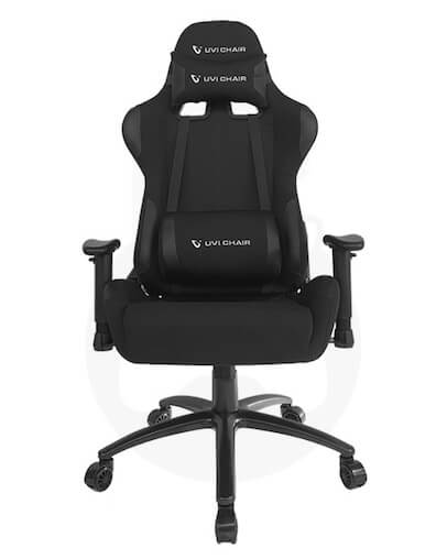 Gamerski Stol UVI Chair Back in Black, črn