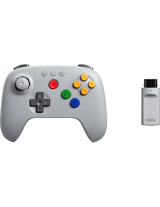 8BitDo 64 2.4G siv brezžični igralni plošček