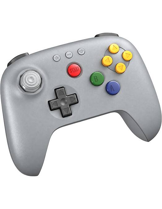 8BitDo 64 siv Bluetooth igralni plošček