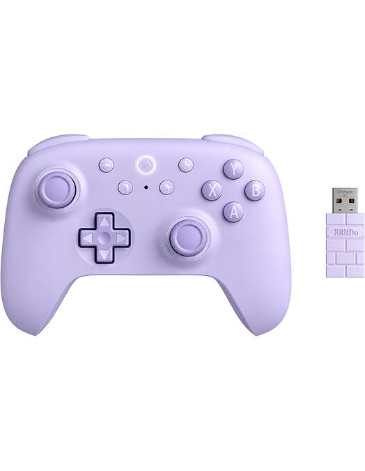 8BitDo Ultimate 2C brezžični igralni plošček vijolične barve