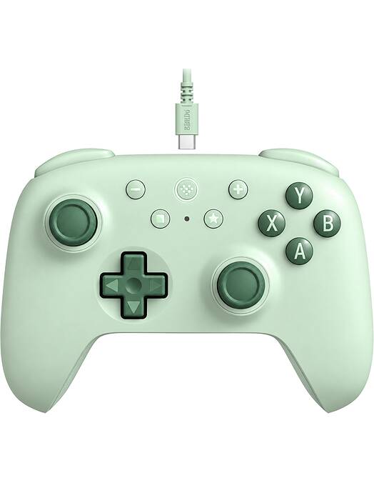 8BitDo Ultimate 2C žični igralni plošček zelene barve
