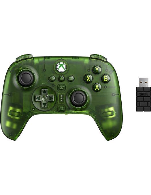 8BitDo Ultimate brezžični igralni plošček s tremi načini povezovanja za Xbox zelene barve