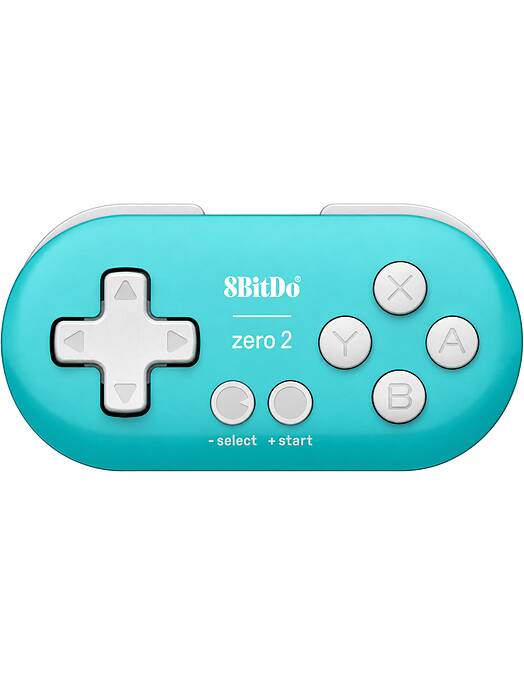 8BitDo Zero 2 mini Bluetooth igralni plošček turkizne barve