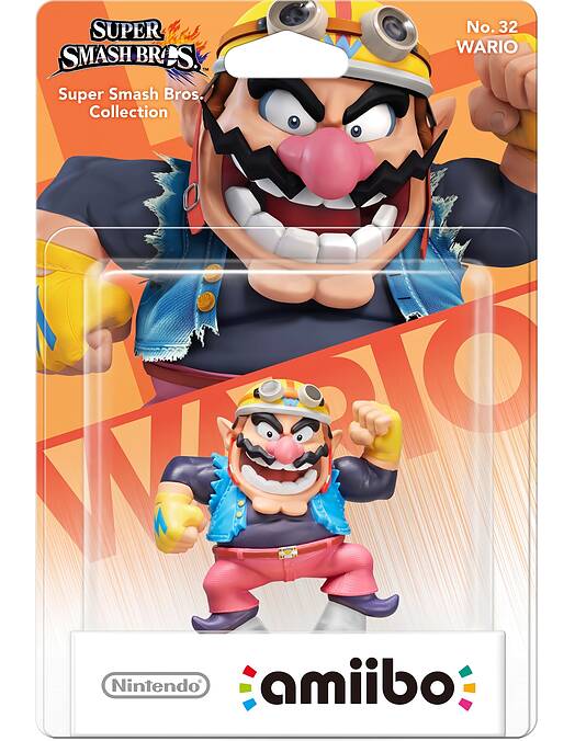Amiibo Wario številka 32 (Super Smash Bros)