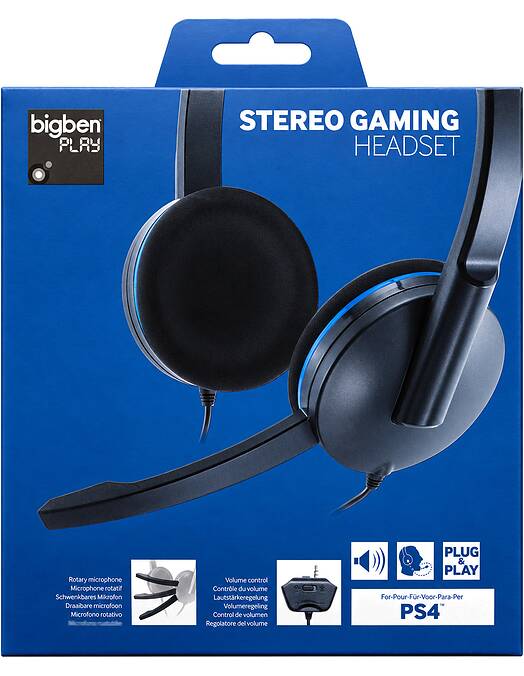 BigBen žične stereo slušalke za PS4