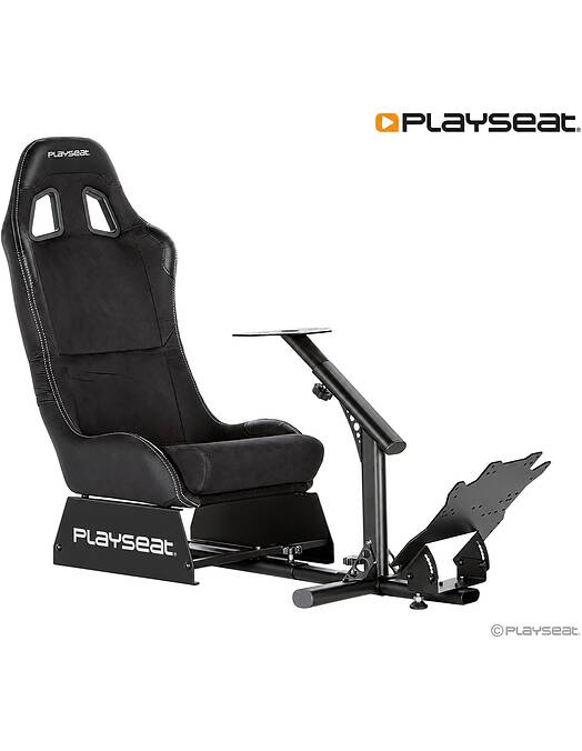 Gaming stol Playseat Evolution Racing Suede črne barve