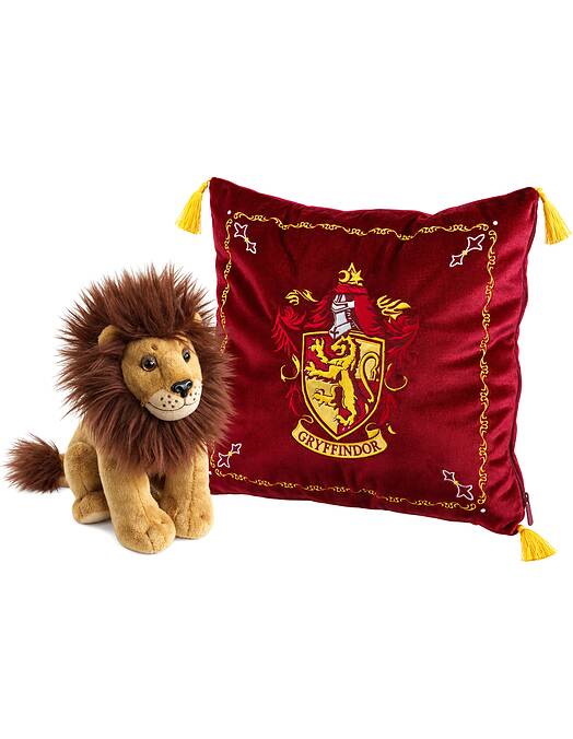 Harry Potter Gryffindor maskota in blazina plišasta igrača Noble Collection