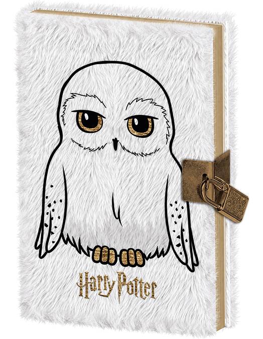 Harry Potter Hedwig A5 beležka s ključavnico Pyramid