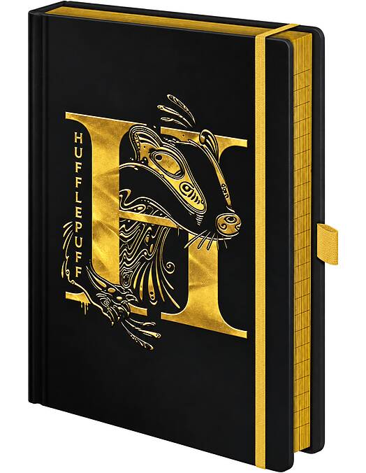 Harry Potter Hufflepuff Foil premium A5 beležka Pyramid