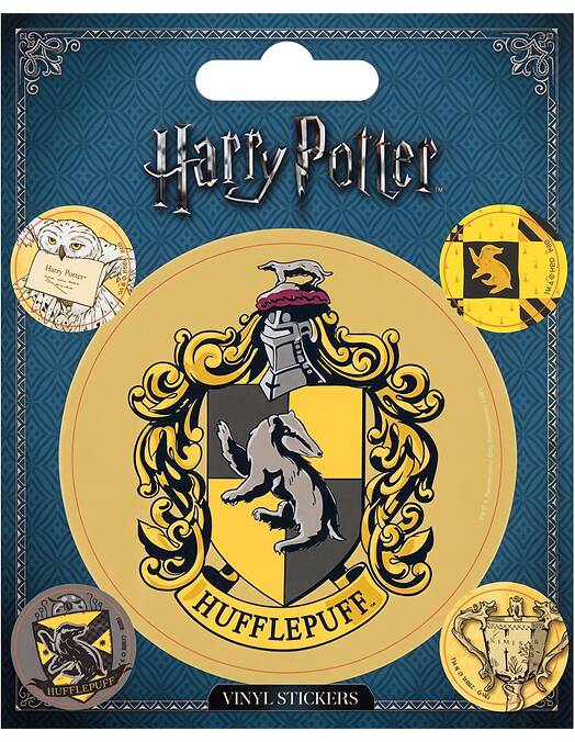 Harry Potter Hufflepuff vinilna nalepka Pyramid