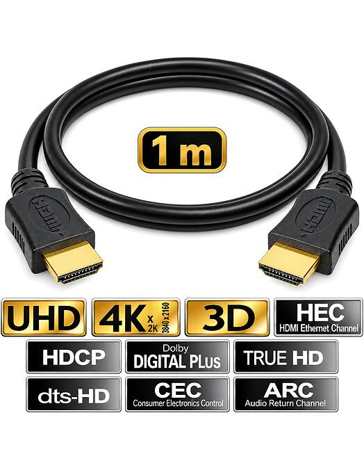 HDMI 2.0 kabel 1m