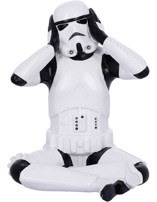 Hear No Evil Stormtrooper figura Nemesis Now