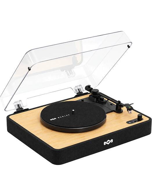 House of Marley Revolution BT brezžični gramofon črne barve