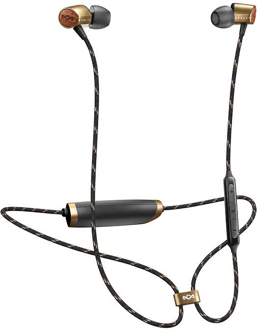 House of Marley Uplift brezžične Bluetooth ušesne slušalke v barvi medenine