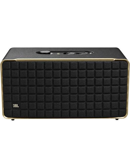 JBL Authentics 500 brezžični zvočnik v črno-zlati barvi