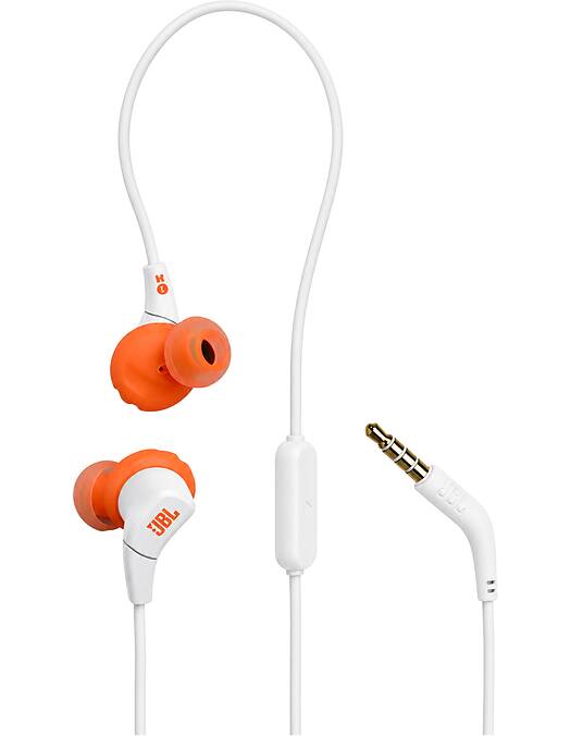 JBL Endurance Run 3 žične slušalke oranžno-bele barve