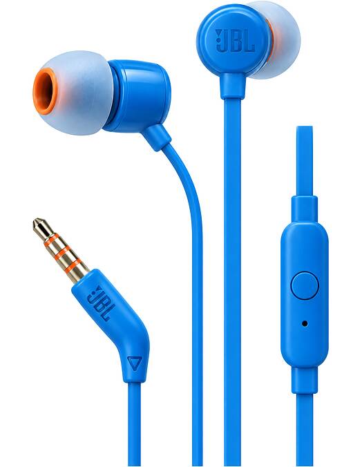 JBL T110 žične slušalke modre barve