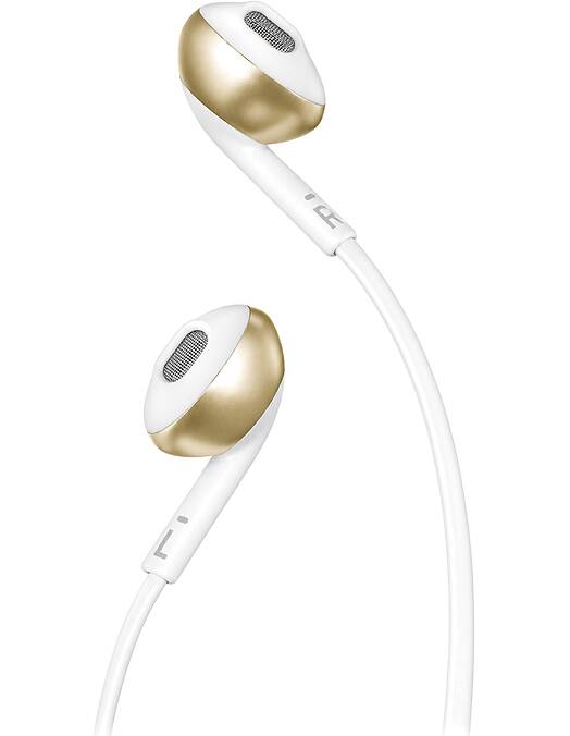 JBL Tune 205 žične slušalke zlate barve