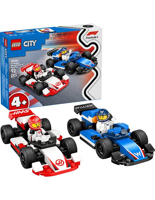 LEGO City F1 Williams Racing & Haas F1 Race Cars številka 60464