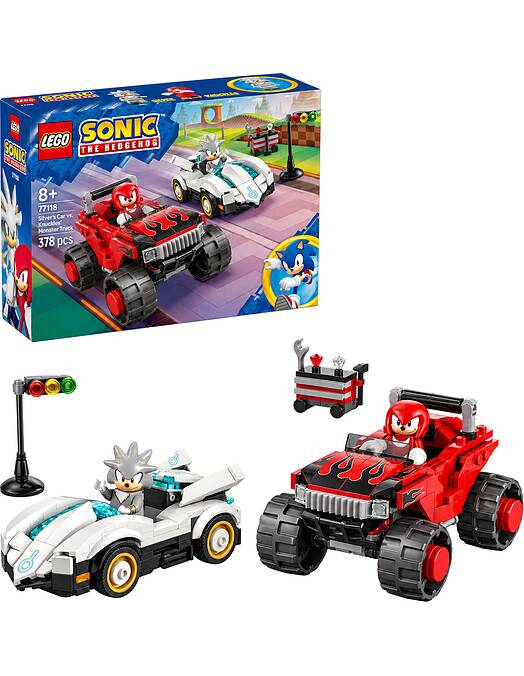 LEGO Sonic Silvers Car vs Knuckles Monster Truck številka 77118