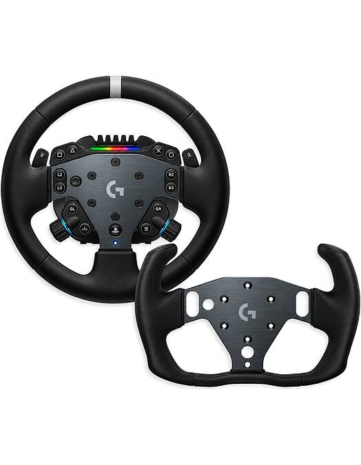 Logitech G RS50 sistem z dodatnim volanskim obročem RS Track Wheel črne barve za PS5 & PS4 & PC