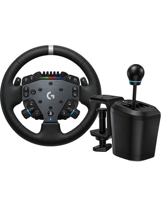 Logitech G RS50 sistem z menjalnikom H-Shifter črne barve za PS5 & PS4 & PC