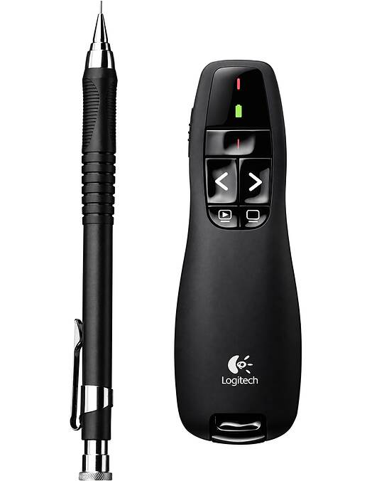 Logitech R400 brezžični predvajalnik z rdečim laserjem