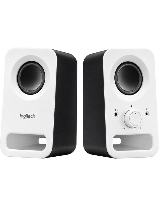 Logitech Z150 2.0 žični zvočniki bele barve