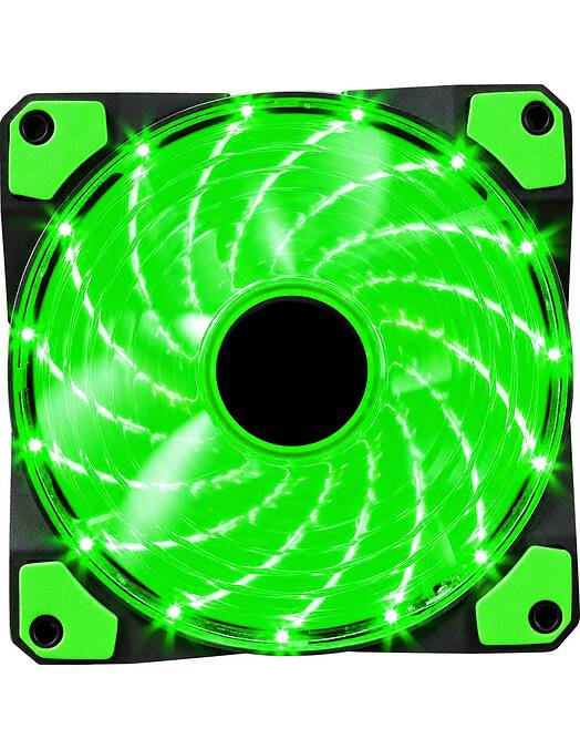 Marvo FN-10GN LED ventilator za ohišje z zeleno osvetlitvijo