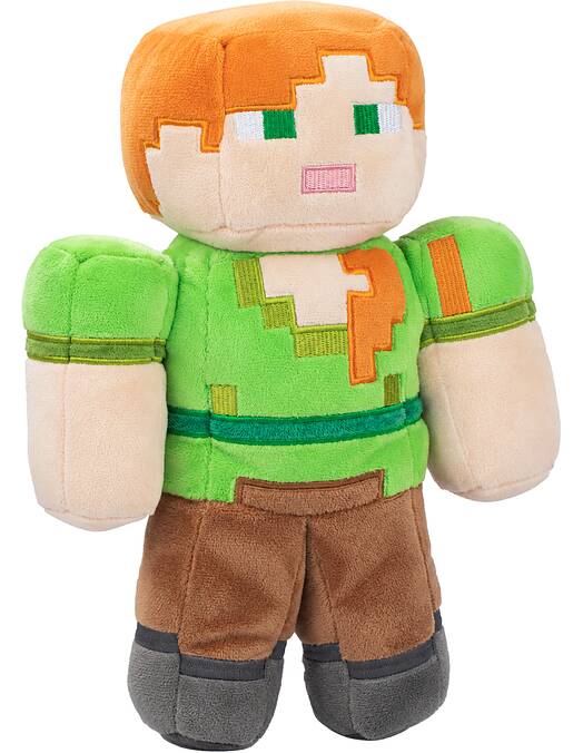 Minecraft Alex plišasta igrača 30cm visoka Barrado