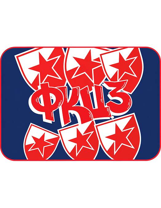 Moye Crvena Zvezda podloga za miško velikost M