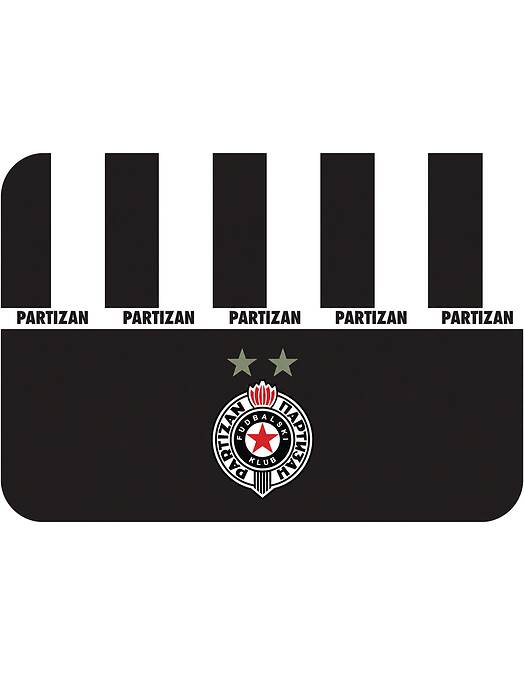 Moye Partizan podloga za miško velikost M