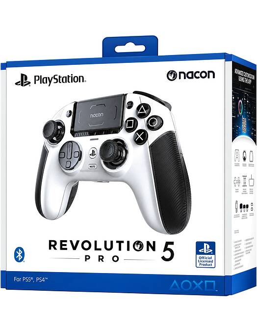 Nacon Revolution 5 Pro brezžični kontroler bele barve za PS5 & PS4 & PC