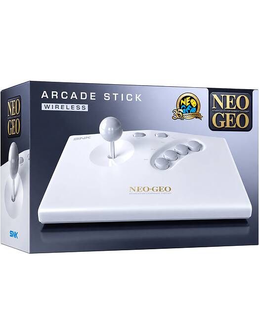Neo Geo AES+ brezžični arkadni igralni plošček bele barve