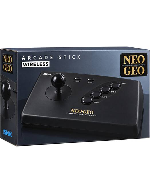 Neo Geo AES+ brezžični arkadni igralni plošček črne barve