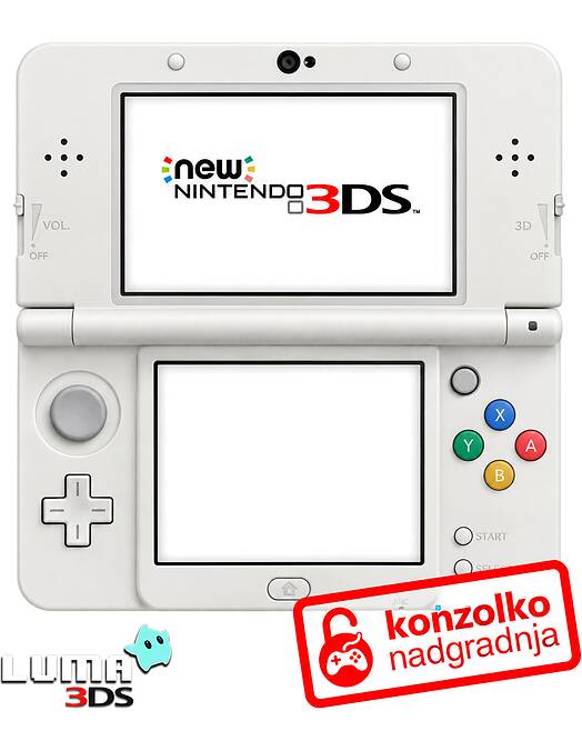 Nintendo 3DS odklep Luma3DS