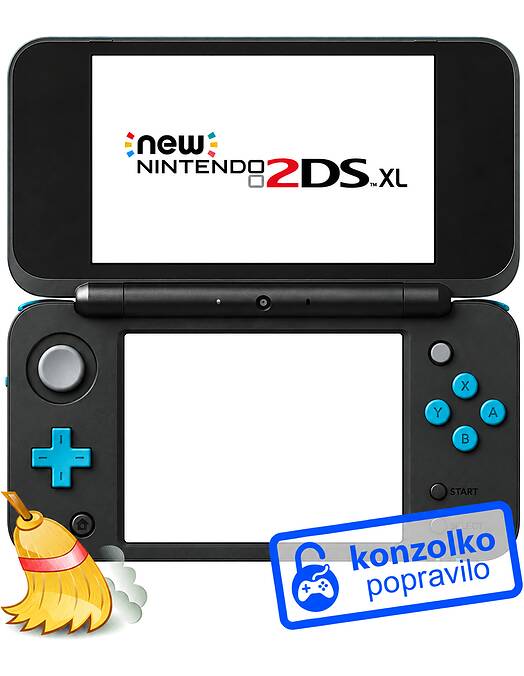 Nintendo New 2DS XL Temeljito Čiščenje