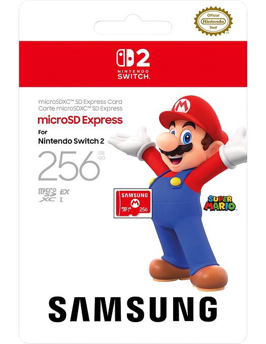Nintendo Switch 2 Samsung MicroSD Express 256GB spominska kartica za Nintendo Switch 2